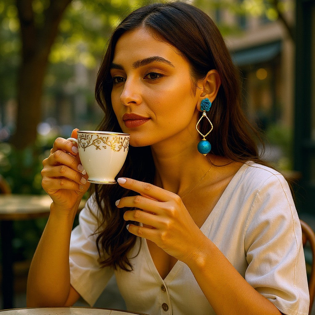 Rose Danglers: Perfect Casual Chic Accessory