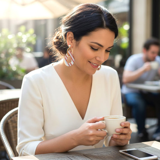 Dazzle in Multicolor Party Wear Earrings Earrings casuals Ear Rings Earrings ethnic office party Trincket Jewellry Jewelry Jewellery