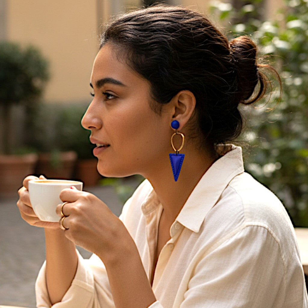 Triangle Matte Finish Dangles