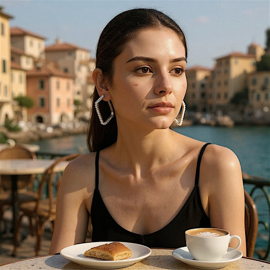 Beaded Hoops: Chic Elegance For Your Ears