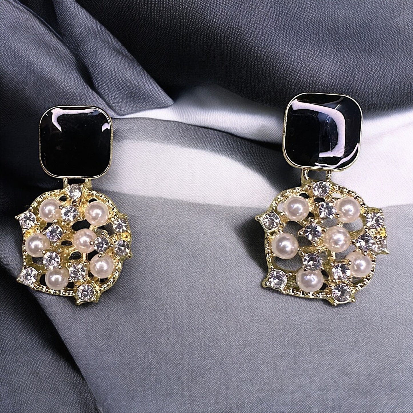 Pearl Maze Earrings Earrings bead casuals Ear Rings Earrings ethnic office party Trincket Jewellry Jewelry Jewellery