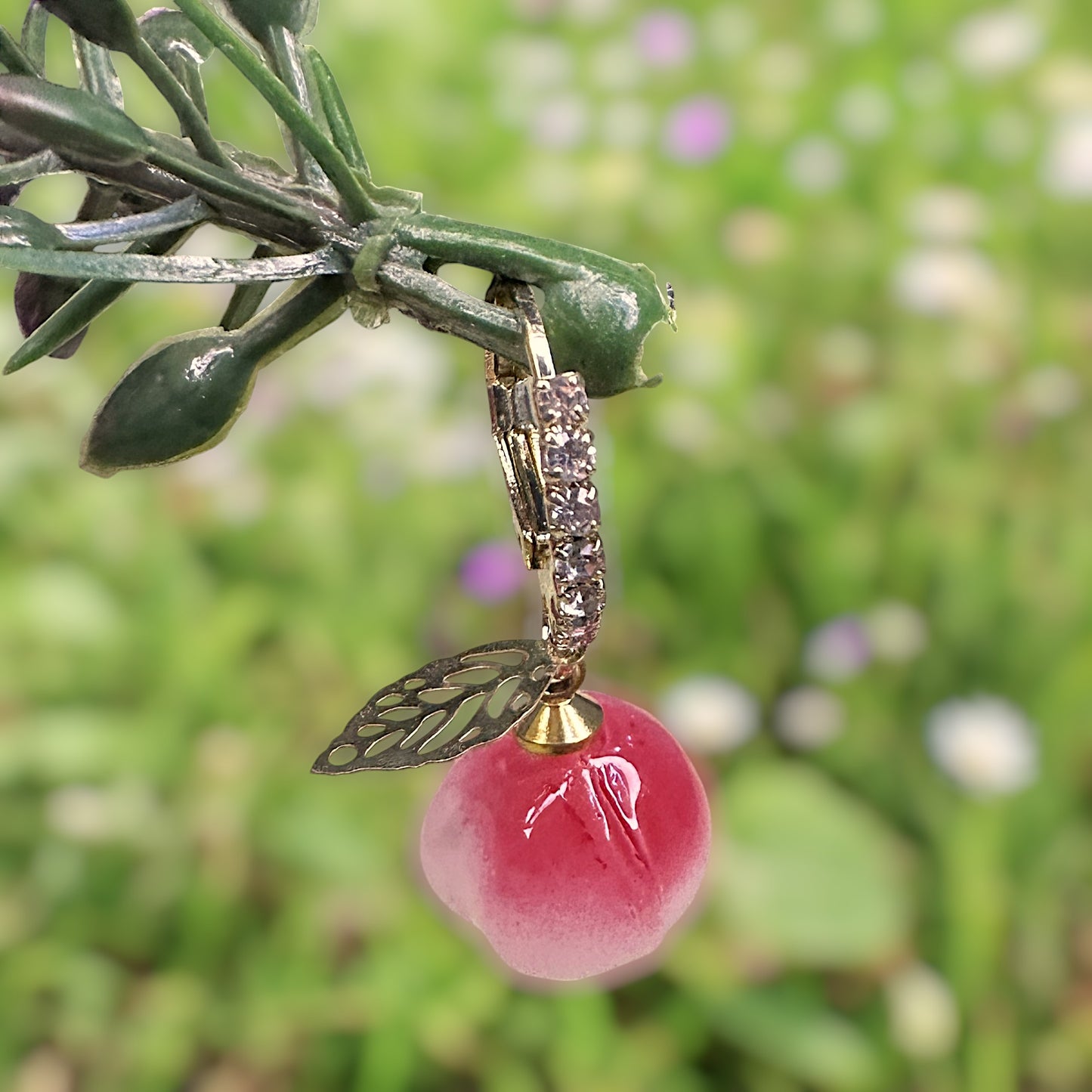 Plumpy Plum Earrings Earrings bead casuals Ear Rings Earrings office party Trincket Jewellry Jewelry Jewellery