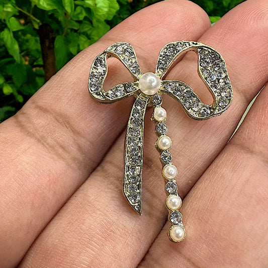 Stone Studded Big Bow Earrings Earrings bead Ear Rings Earrings ethnic party Trincket Jewellry Jewelry Jewellery