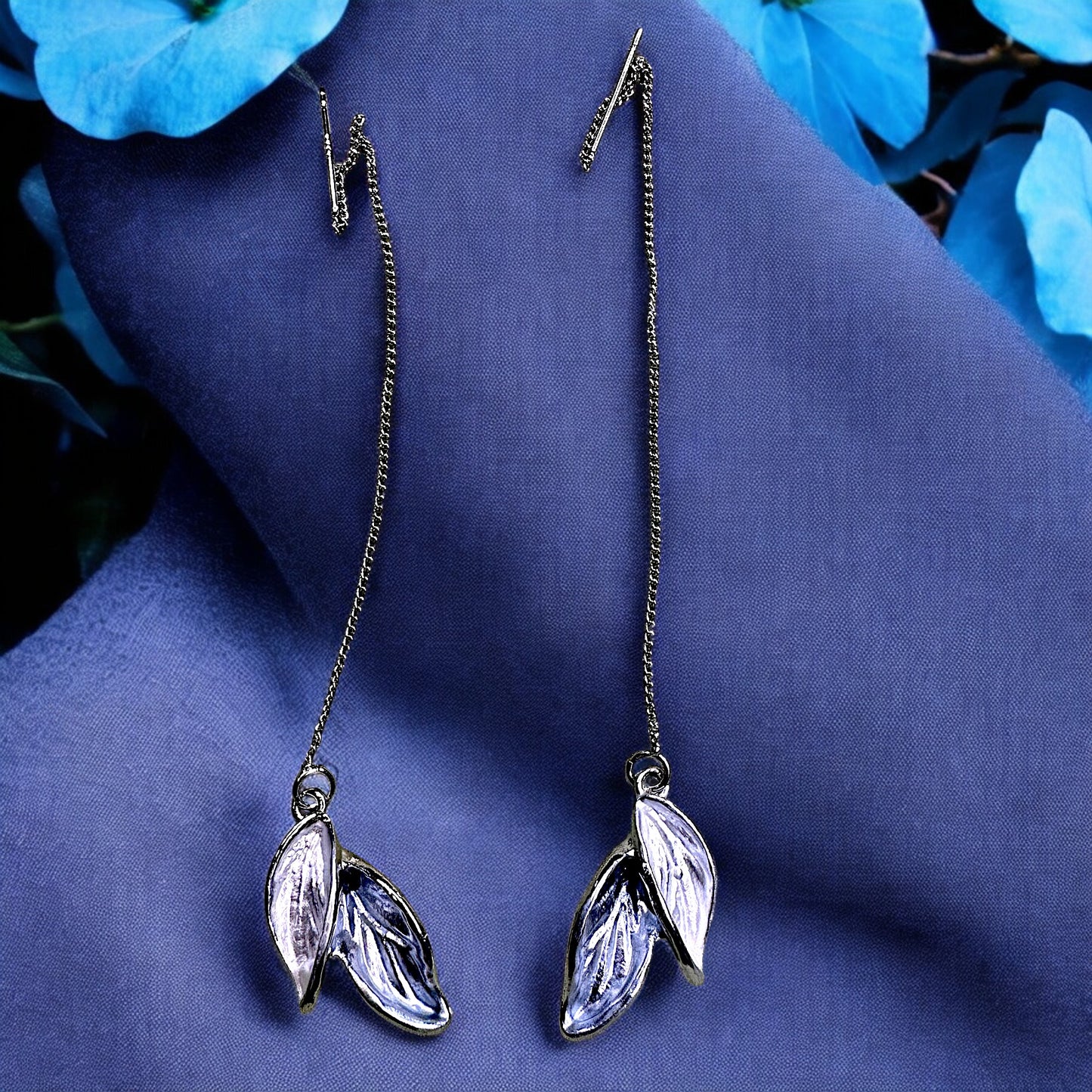 Leafy Needle Thread Earrings Earrings casuals Ear Rings Earrings office party Trincket Jewellry Jewelry Jewellery