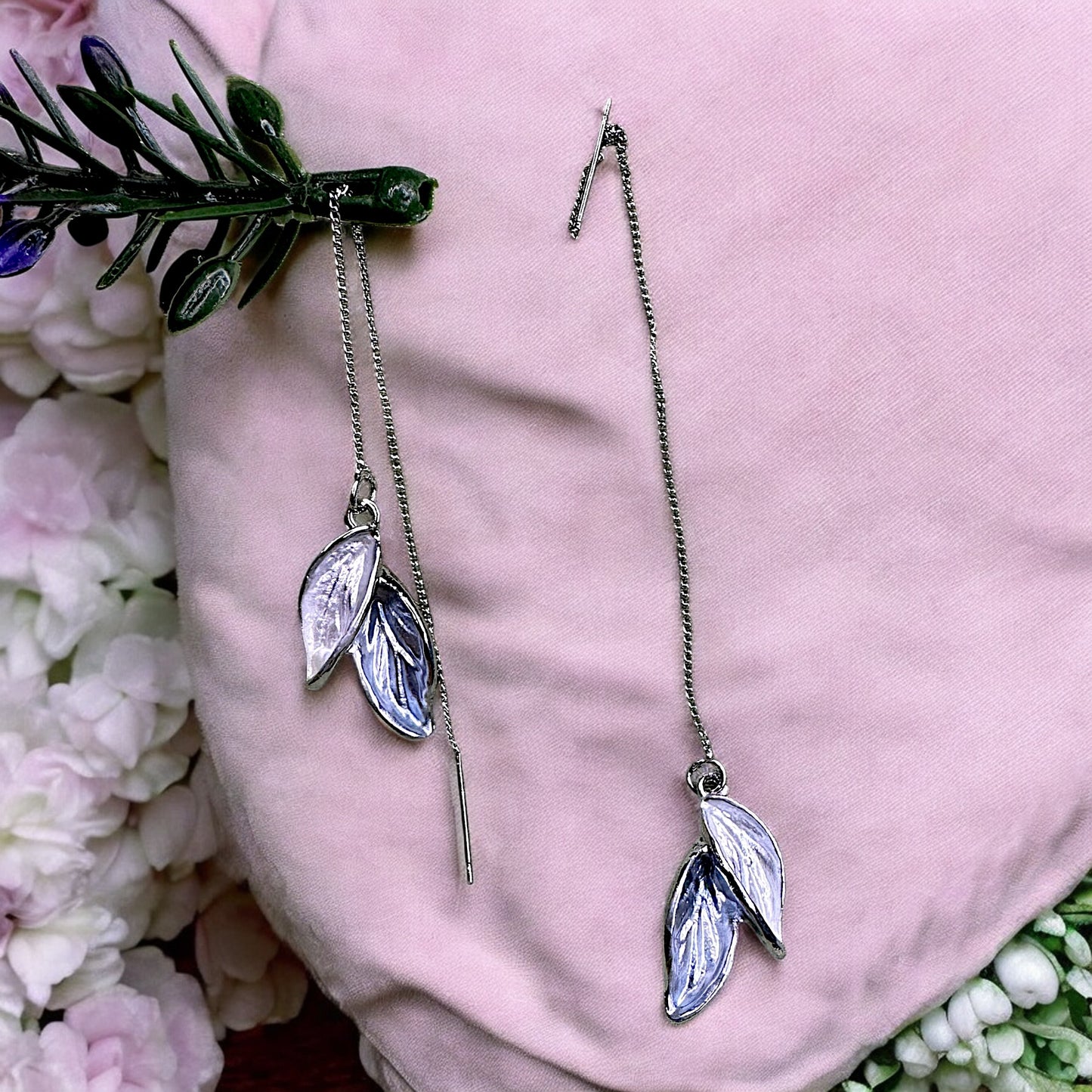 Leafy Needle Thread Earrings Earrings casuals Ear Rings Earrings office party Trincket Jewellry Jewelry Jewellery