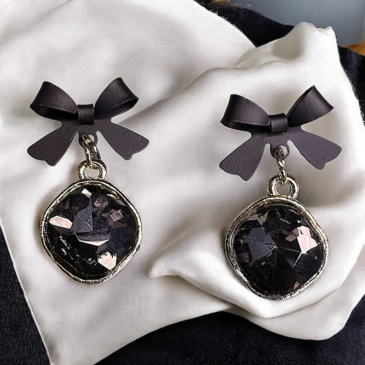 Gift Knot Crystal Earrings Earrings casuals Ear Rings Earrings office party Trincket Jewellry Jewelry Jewellery