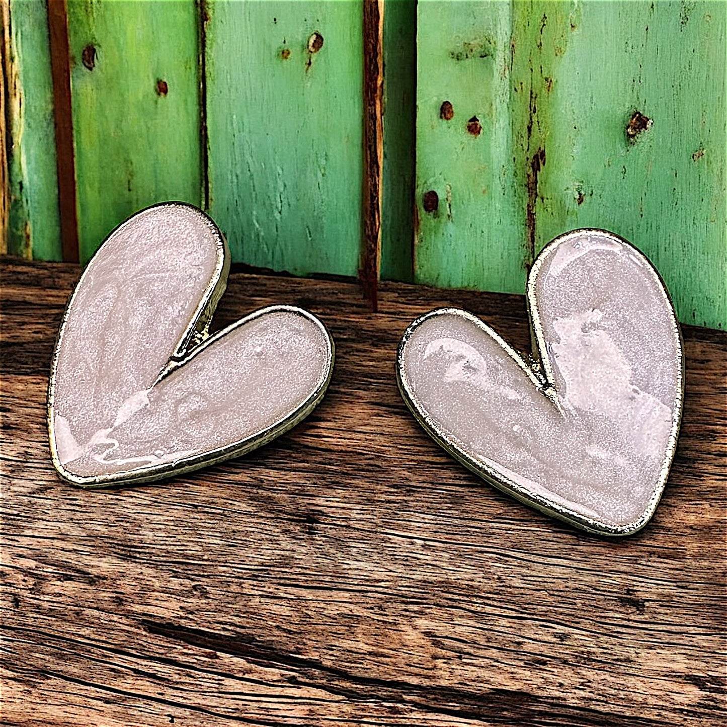 Hearty Studs Earrings casuals Ear Rings Earrings office party Trincket Jewellry Jewelry Jewellery