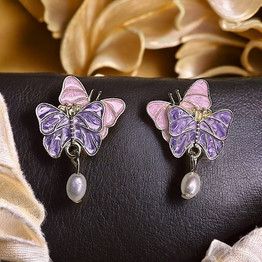 The Buttery Fly Affair Earrings bead casuals Ear Rings Earrings office party Trincket Jewellry Jewelry Jewellery