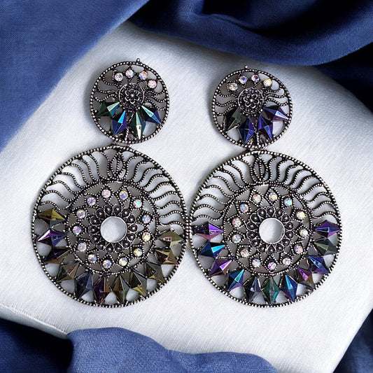 Round Rice Bead Earrings Multicolor Earrings Ear Rings Earrings ethnic party Trincket Jewellry Jewelry Jewellery