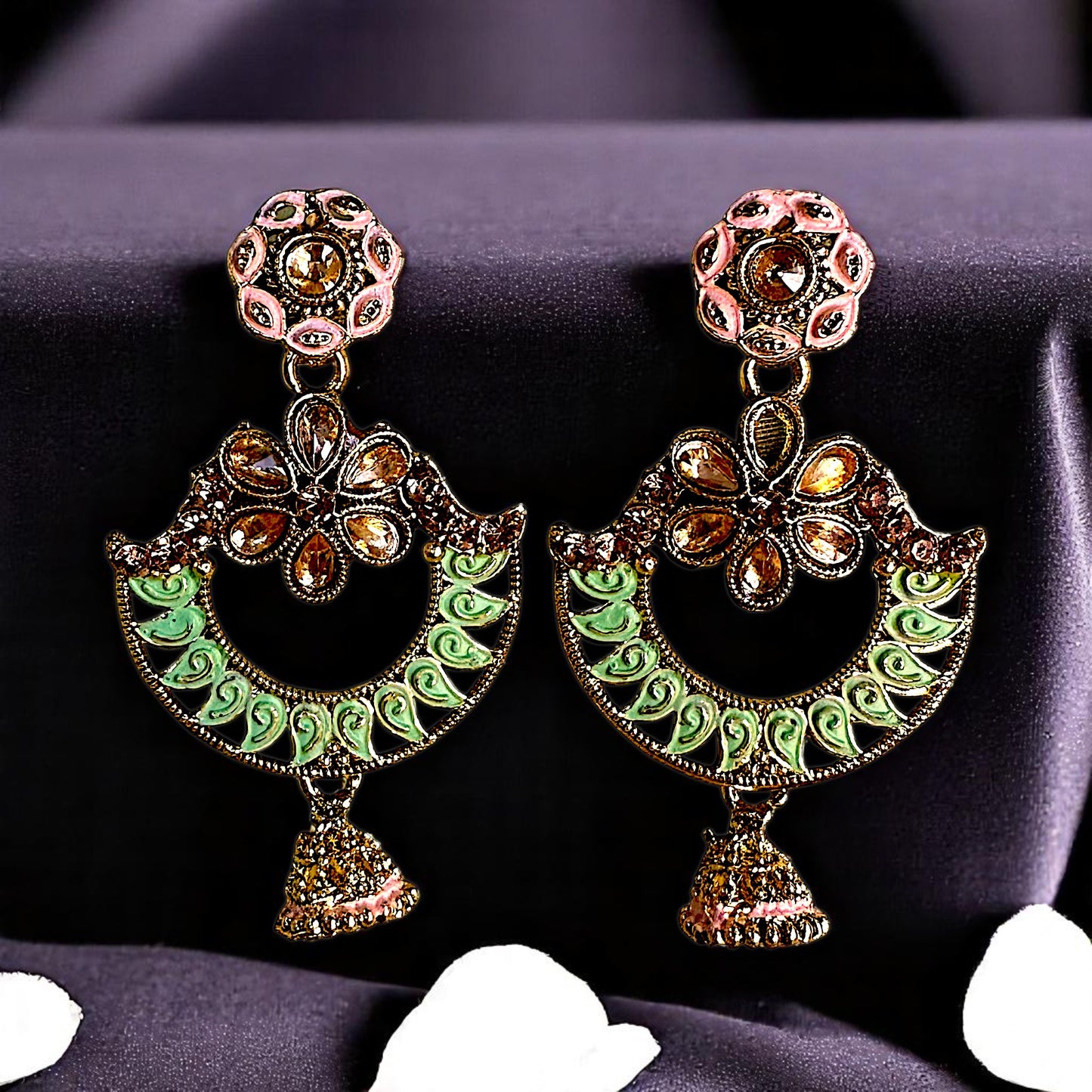 Traditional Chaandbaali Jhumki Earrings