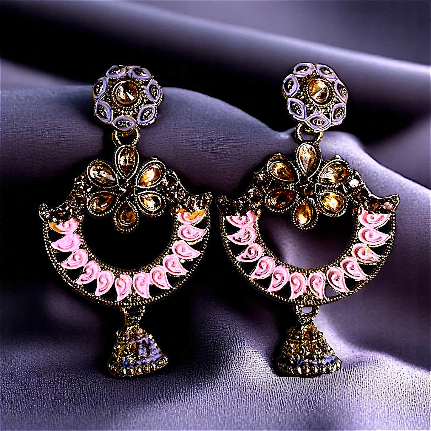 Traditional Chaandbaali Jhumki Earrings