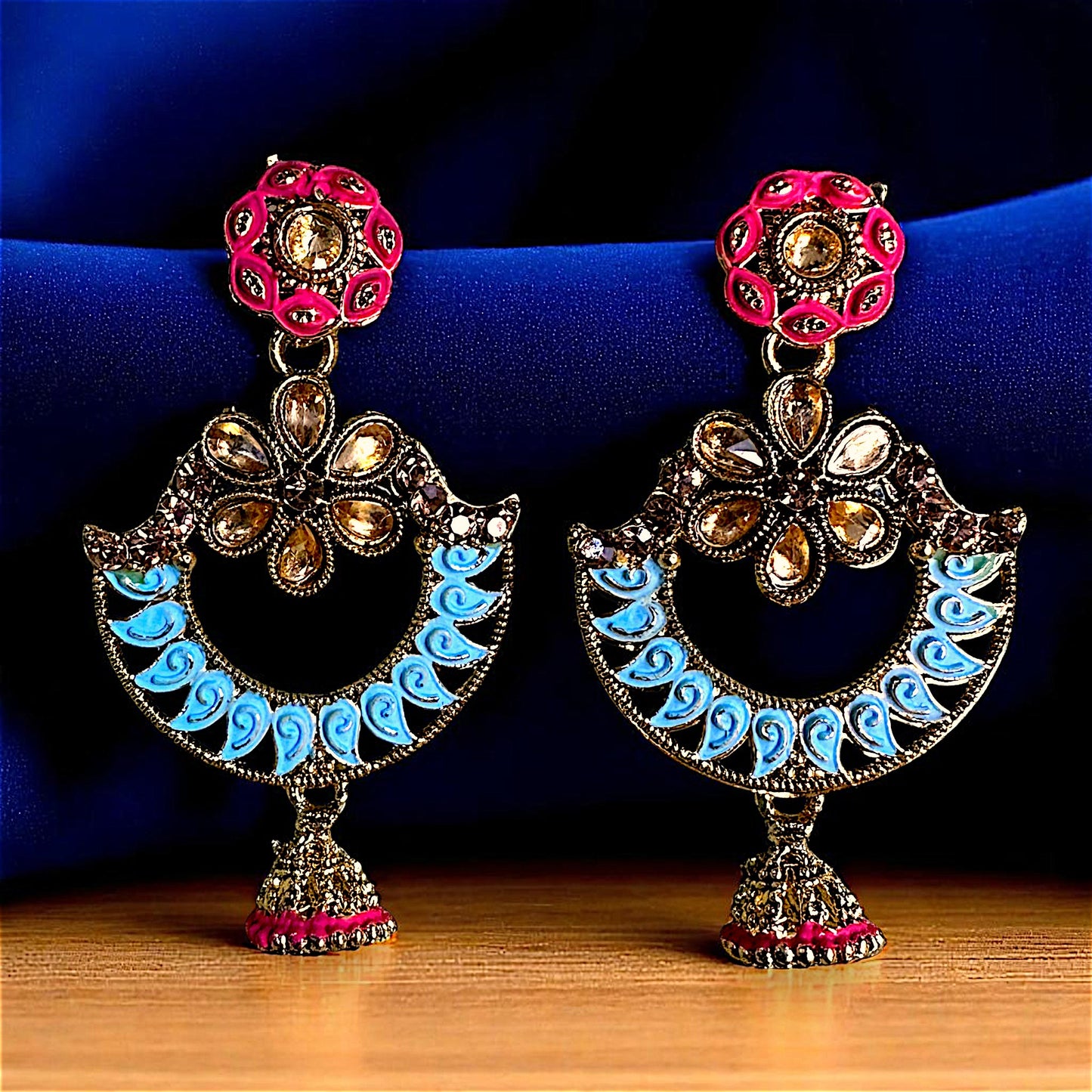 Traditional Chaandbaali Jhumki Earrings