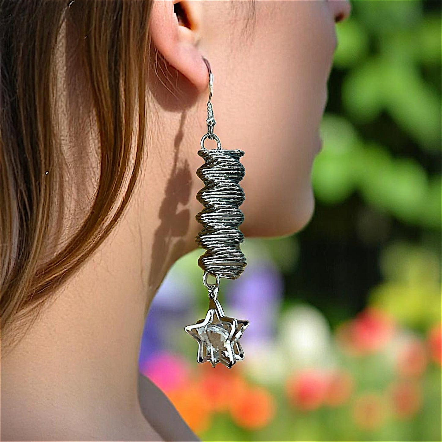 Spiral Metal Earrings Earrings Ear Rings Earrings party Trincket Jewellry Jewelry Jewellery