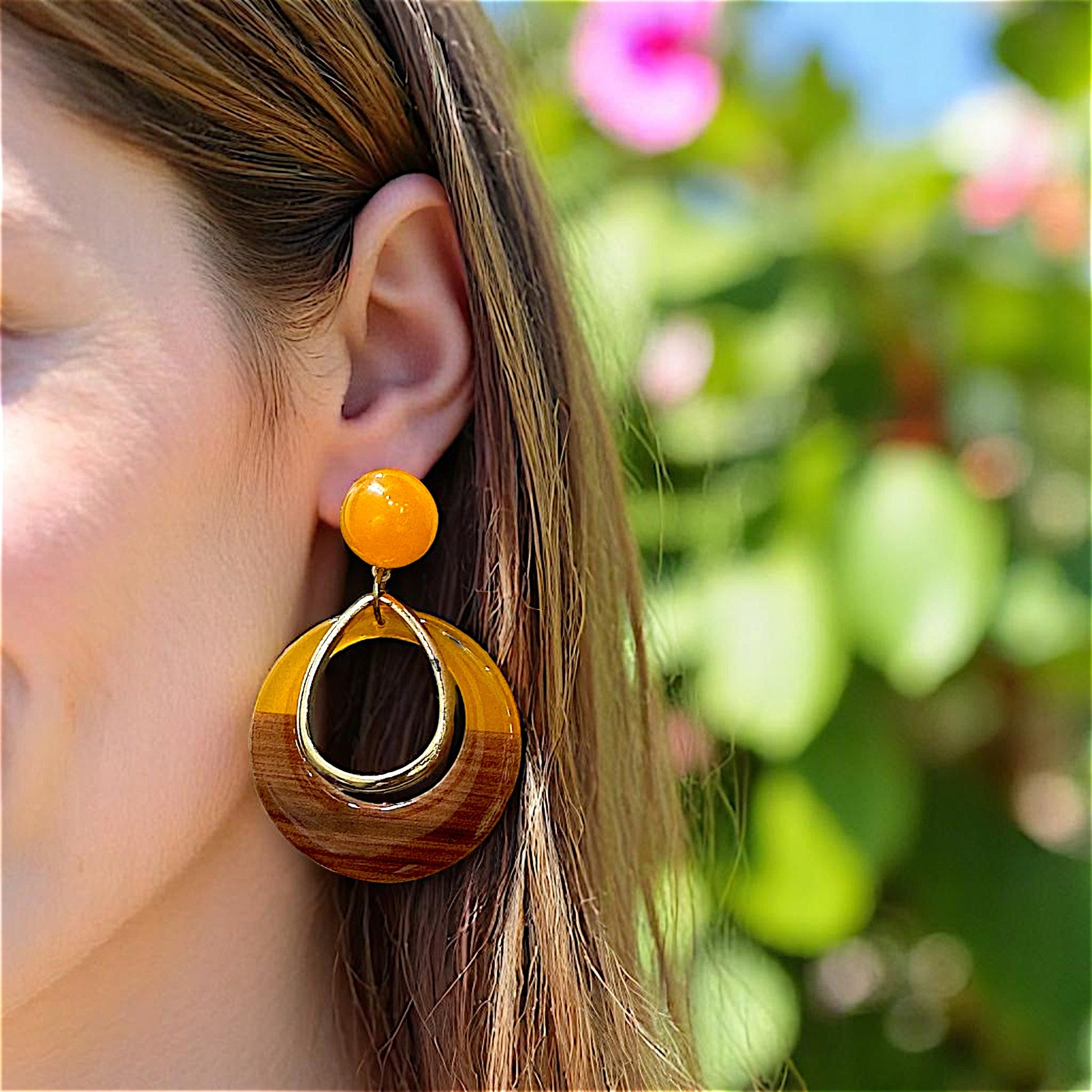 Double color Earrings Earrings casuals Ear Rings Earrings Trincket Jewellry Jewelry Jewellery