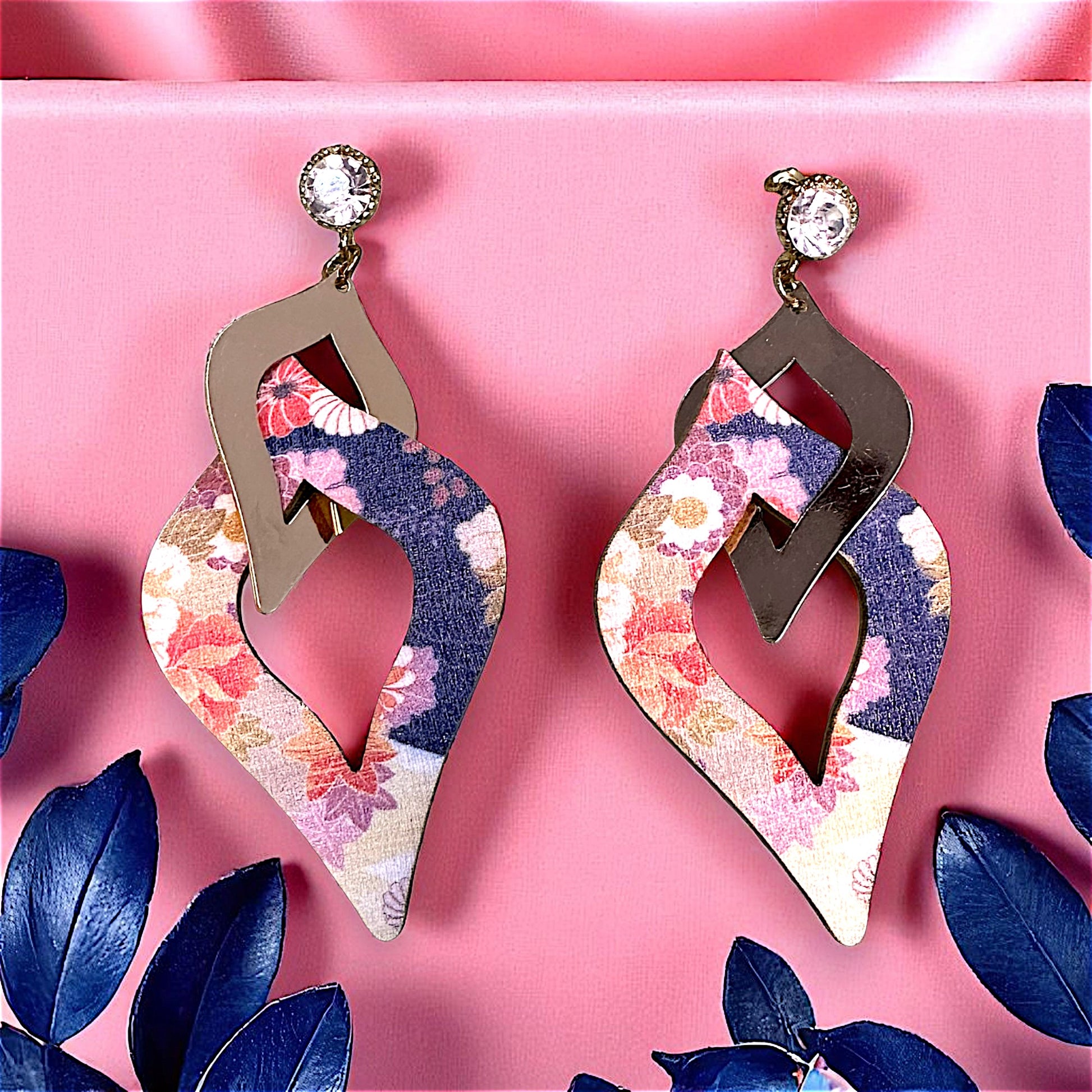 Wooden Pattern Earrings Multicolor Earrings casuals Ear Rings Earrings party Trincket Jewellry Jewelry Jewellery