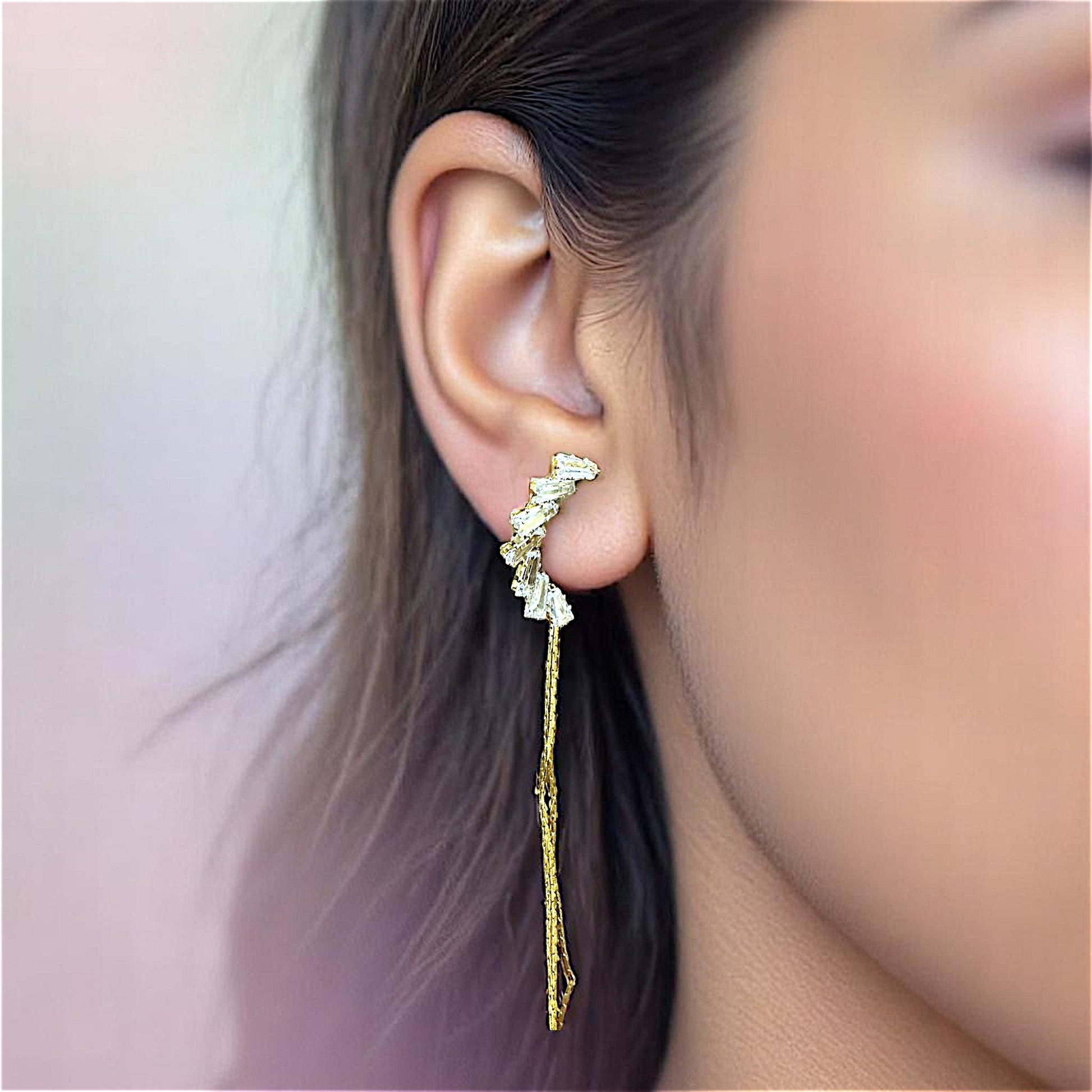Wing Shaped Earrings Earrings AD Ear Rings Earrings party Trincket Jewellry Jewelry Jewellery