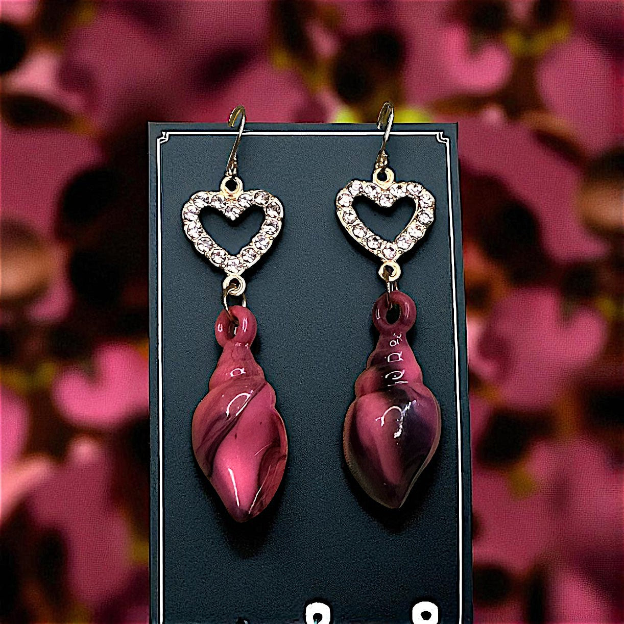 Sea Shell Earrings Pink Earrings casuals Ear Rings Earrings office party Trincket Jewellry Jewelry Jewellery