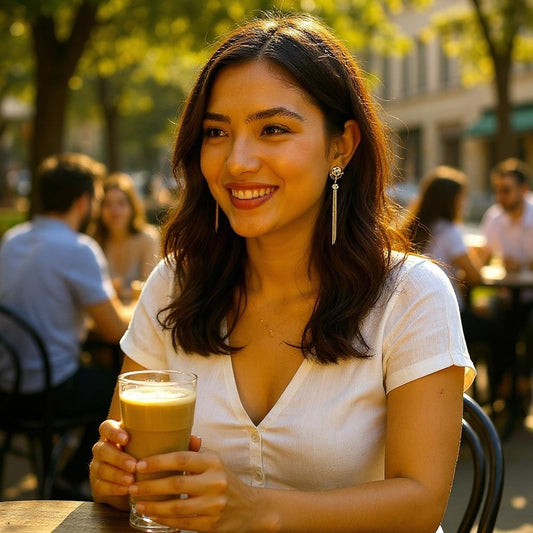 Rose Bud Golden Earrings Earrings Ear Rings Earrings party Trincket Jewellry Jewelry Jewellery