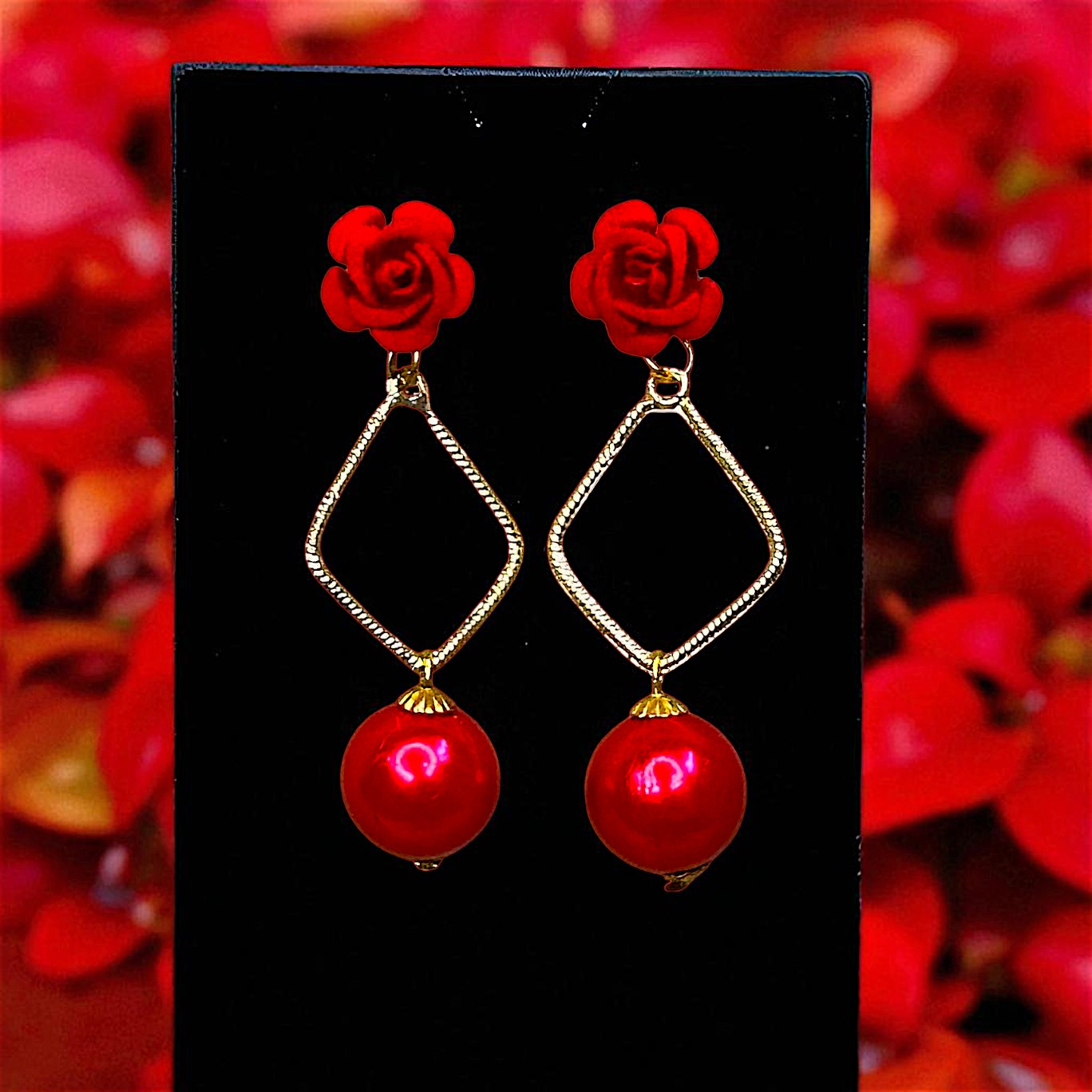 Rose Danglers: Perfect Casual Chic Accessory