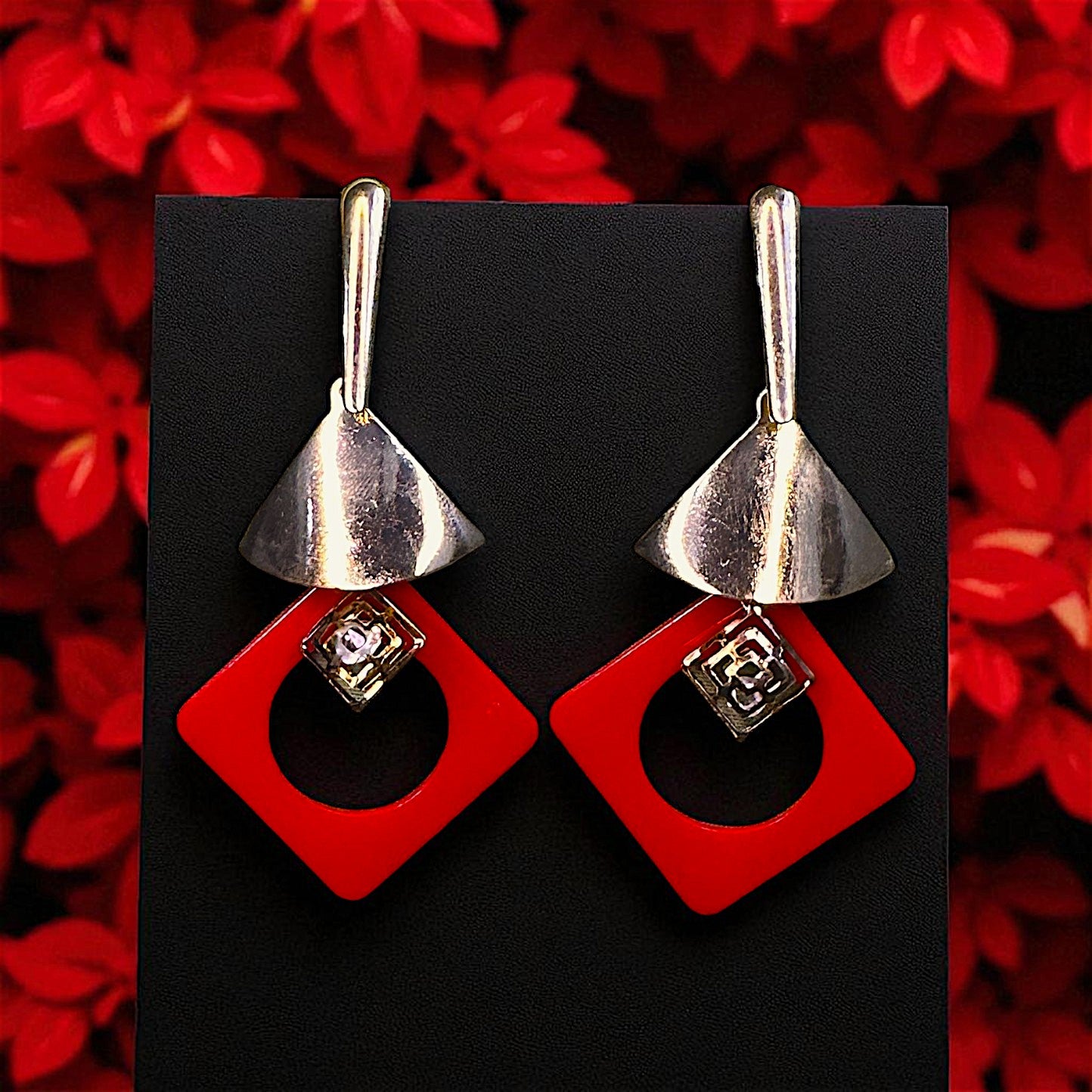 Diamond Shaped Plastic Danglers