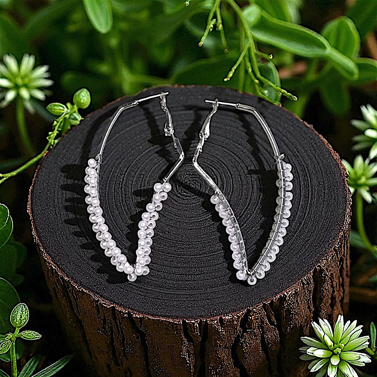 Beaded Hoops: Chic Elegance For Your Ears