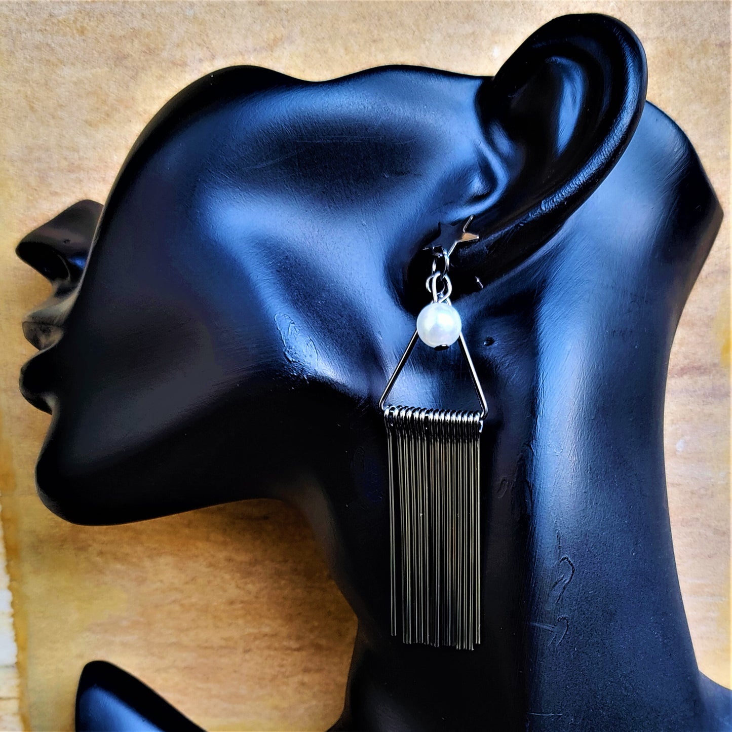 Star Danglers Earrings Ear Rings Earrings party Trincket Jewellry Jewelry Jewellery