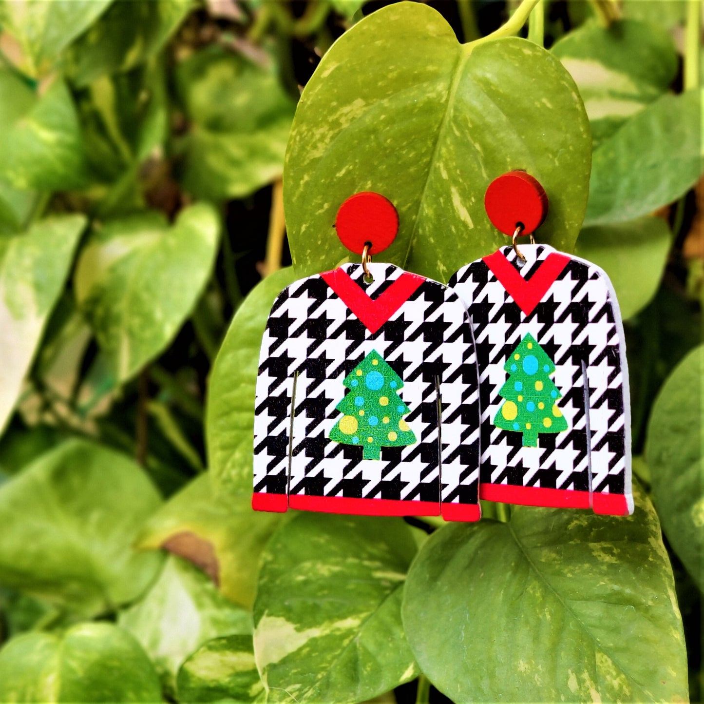 Christmas Top Earrings Red Earrings casuals Ear Rings Earrings Trincket Jewellry Jewelry Jewellery