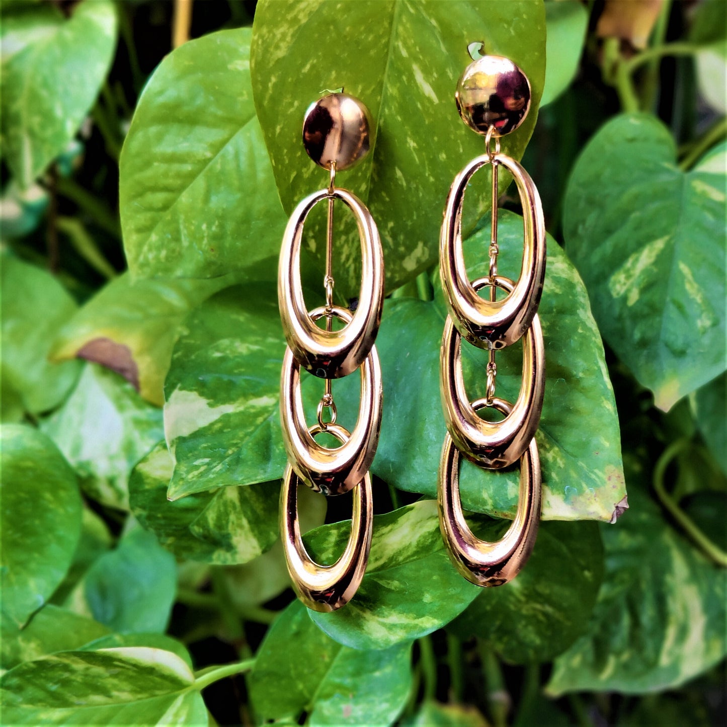 Three Layer Earrings Chain Earrings antitarnish Ear Rings Earrings party Trincket Jewellry Jewelry Jewellery