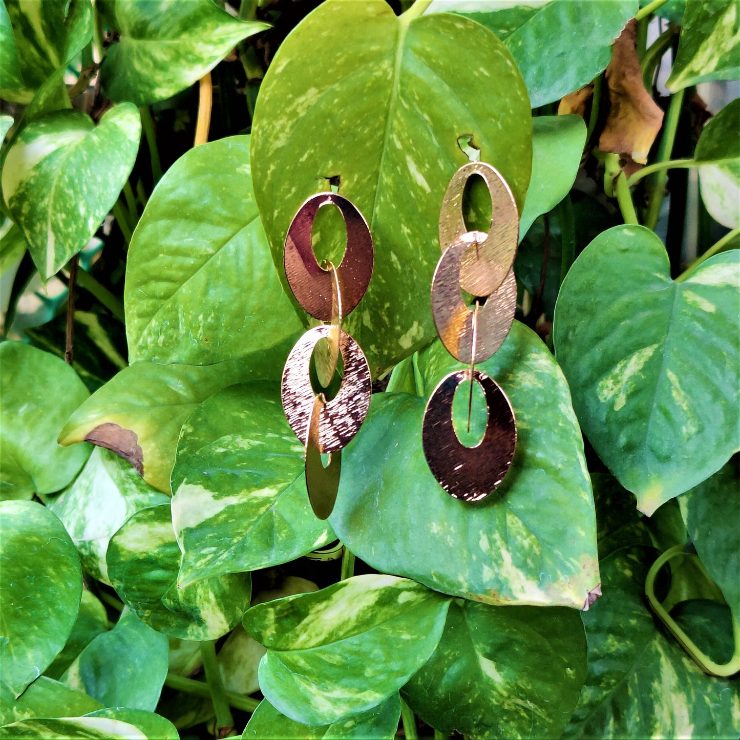 Loop in a Loop Earrings Gold Earrings antitarnish Ear Rings Earrings party Trincket Jewellry Jewelry Jewellery
