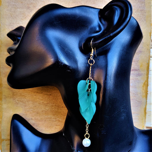 Bunch of Leaves Earrings Earrings casuals Ear Rings Earrings office party Trincket Jewellry Jewelry Jewellery