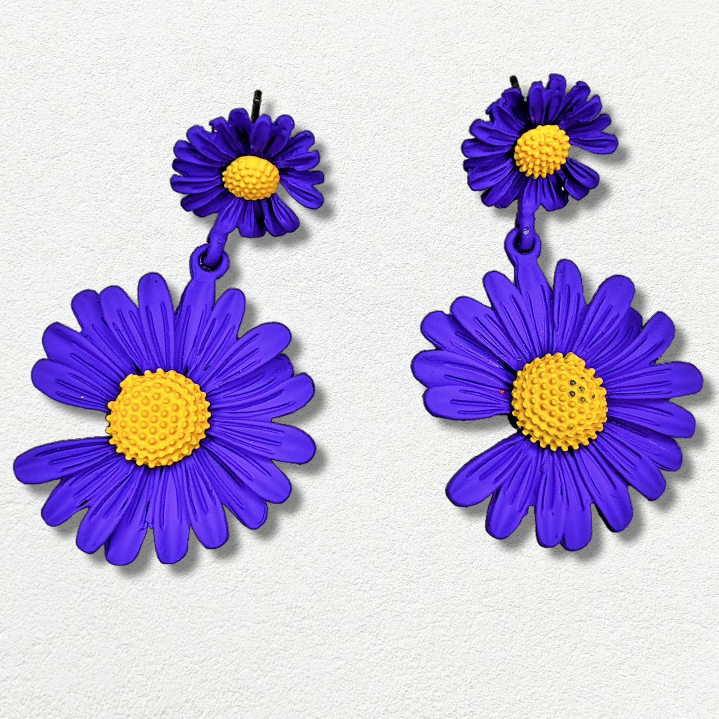 Sunflower Earrings Purple Earrings casuals Ear Rings Earrings office party Trincket Jewellry Jewelry Jewellery