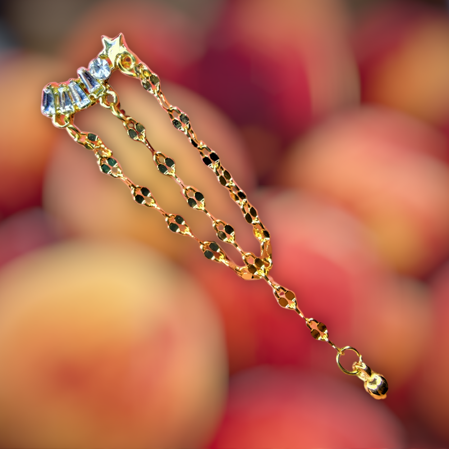 Stone and Chain Star & Heart Earrings Earrings Ear Rings Earrings party Trincket Jewellry Jewelry Jewellery