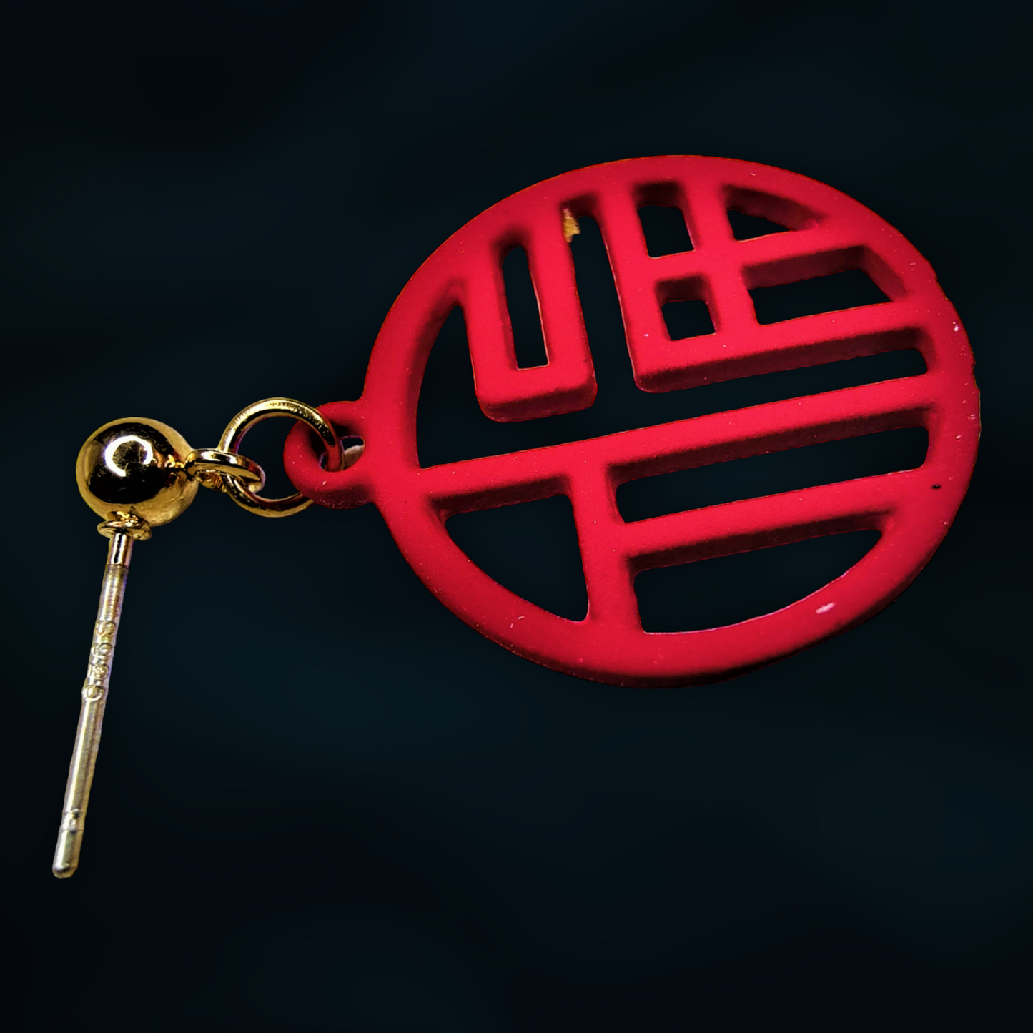 Japanese Style Red Earrings Earrings casuals Ear Rings Earrings office Trincket Jewellry Jewelry Jewellery