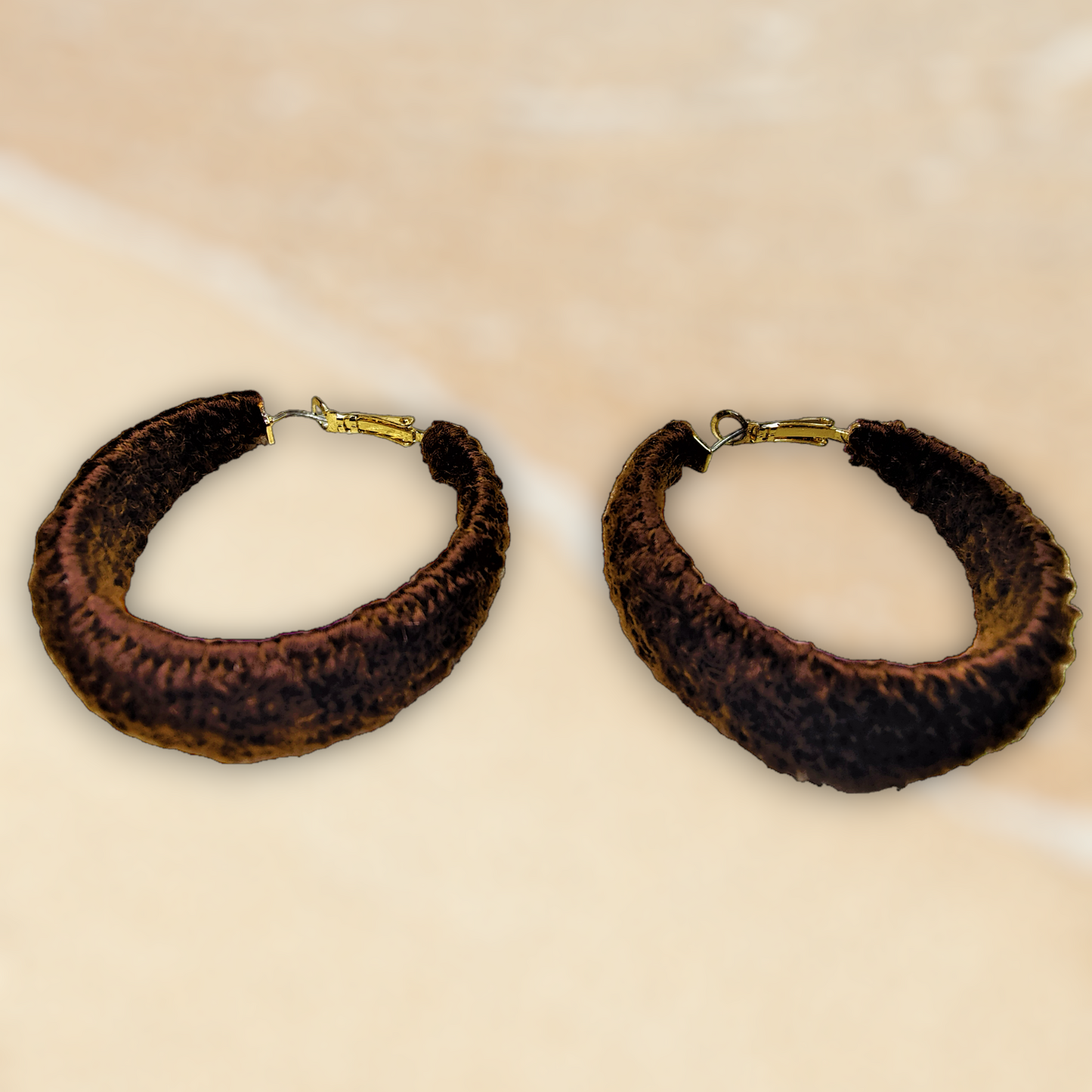 Brown Ratan Hoops Earrings casuals Ear Rings Earrings office party Trincket Jewellry Jewelry Jewellery