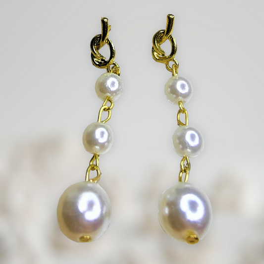 Knott & Bead Hangings Earrings bead casuals Ear Rings Earrings ethnic office party Trincket Jewellry Jewelry Jewellery