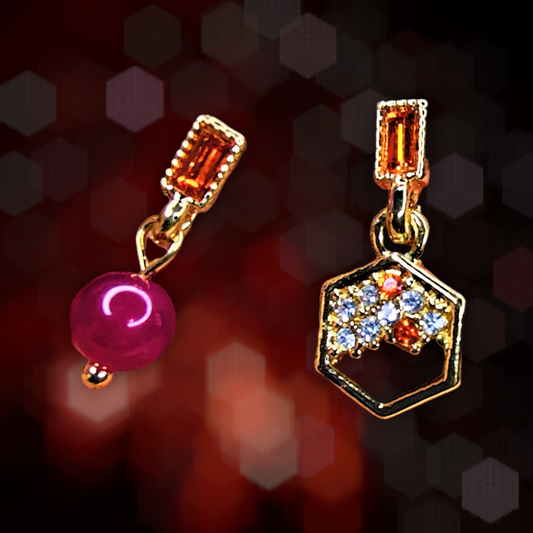 Random Design Red Earrings Red Earrings bead Ear Rings Earrings ethnic party Trincket Jewellry Jewelry Jewellery