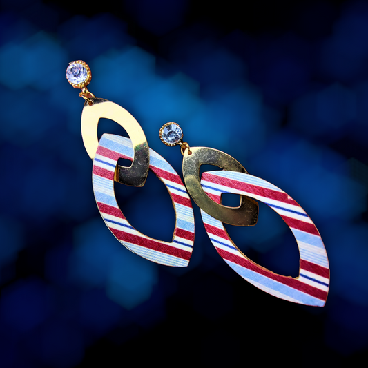 Dazzle in Multicolor Party Wear Earrings Red Leaf Earrings casuals Ear Rings Earrings ethnic office party Trincket Jewellry Jewelry Jewellery