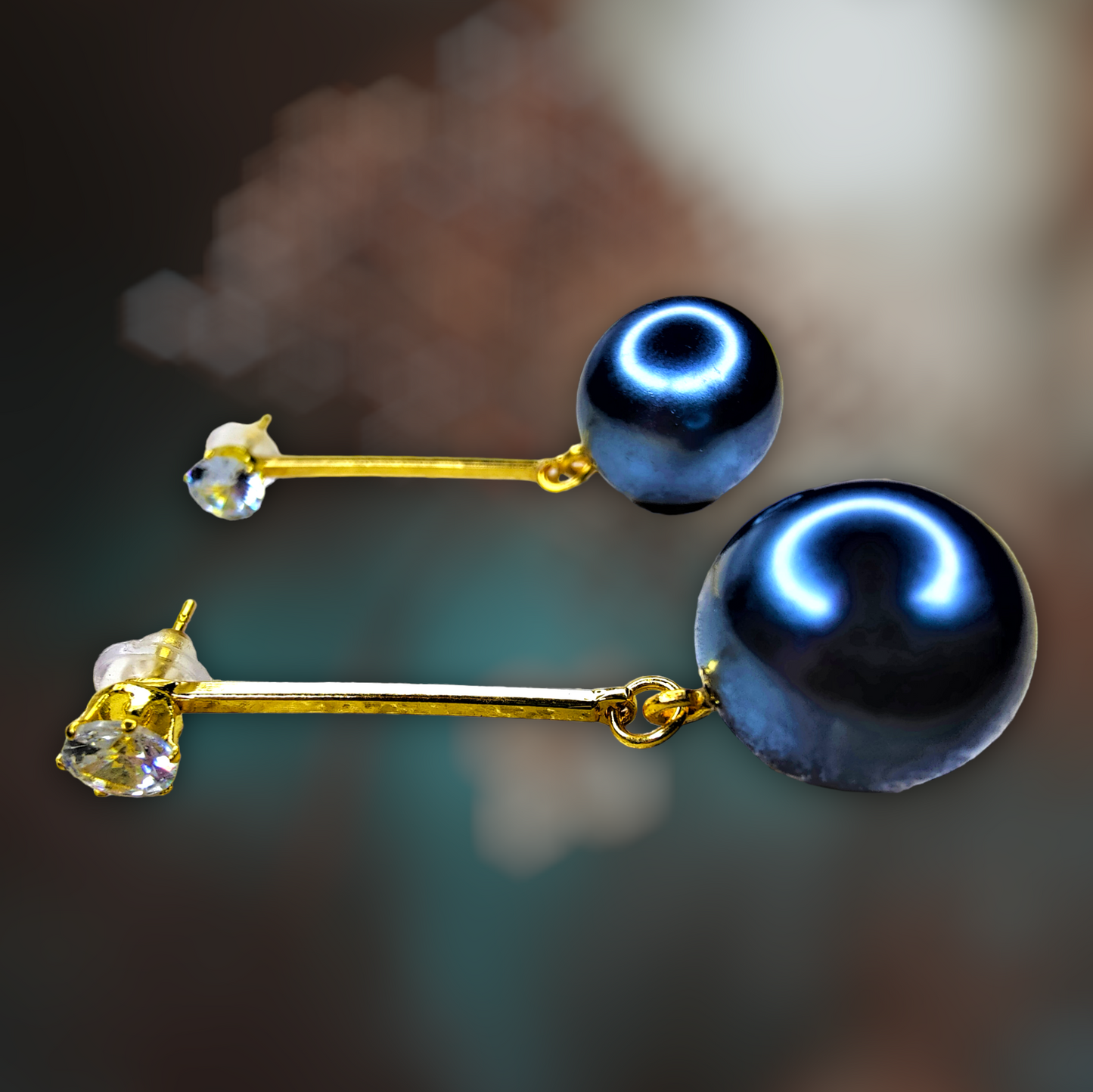 Metallic Bead Danglers Earrings bead casuals Ear Rings Earrings office party Trincket Jewellry Jewelry Jewellery