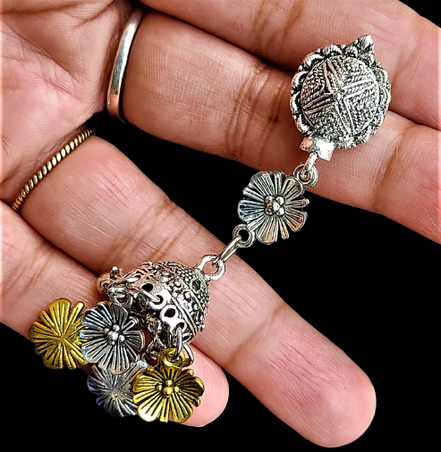 Dual tone Choker Set Jewelry Set ethnic Set Trincket Jewellry Jewelry Jewellery