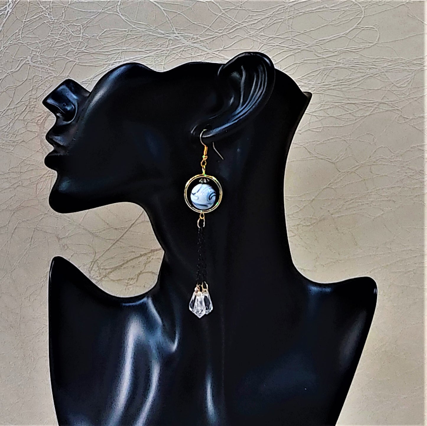 Single Bead Dangles Earrings bead casuals Ear Rings Earrings office party Trincket Jewellry Jewelry Jewellery