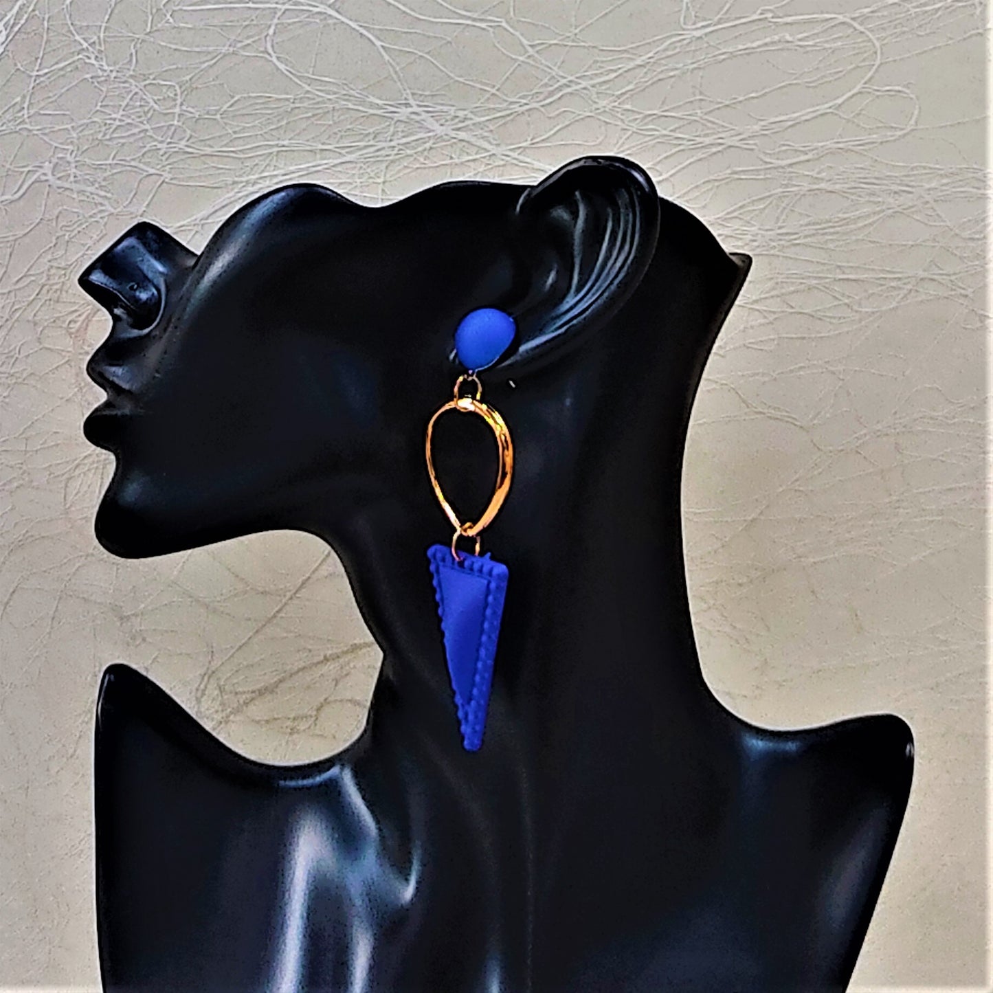 Triangle Matte Finish Dangles Earrings Ear Rings Earrings party Trincket Jewellry Jewelry Jewellery