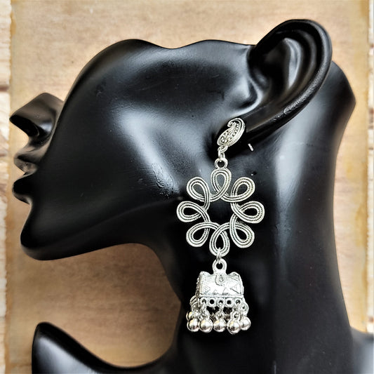 Flower shape Box jhumki Earrings Ear Rings Earrings ethnic Trincket Jewellry Jewelry Jewellery