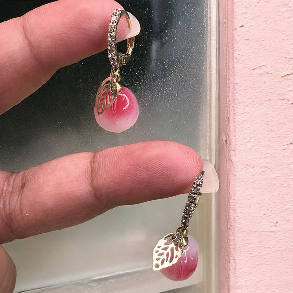 Plumpy Plum Earrings