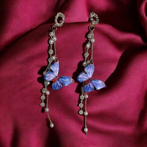 Long Butterfly Danglers