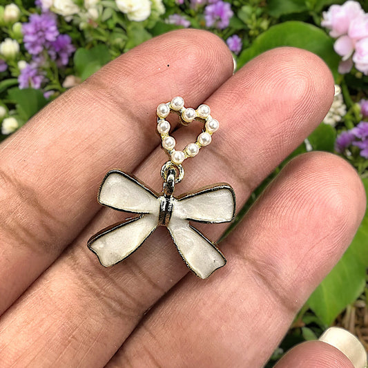 Bowed Heart Earrings Earrings bead casuals Ear Rings Earrings office party Trincket Jewellry Jewelry Jewellery