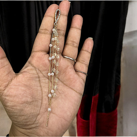 Dazzle Pearl Dangle Earrings bead casuals Ear Rings Earrings ethnic office party Trincket Jewellry Jewelry Jewellery