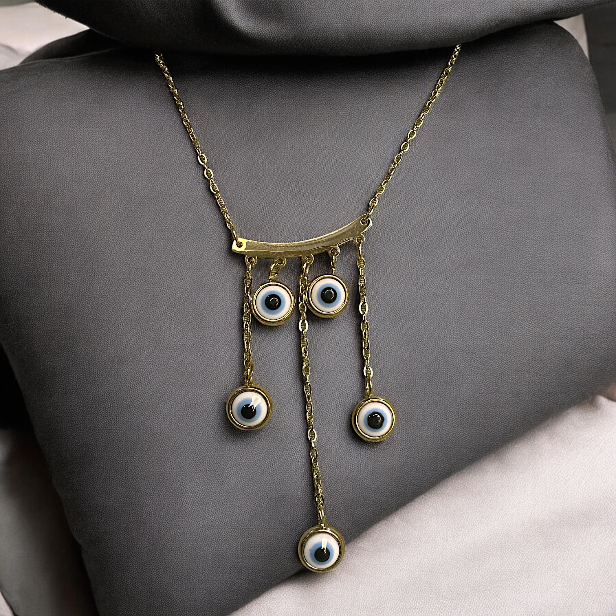 Evil Eye Y Necklace