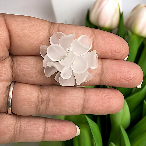 3D Flower Studs