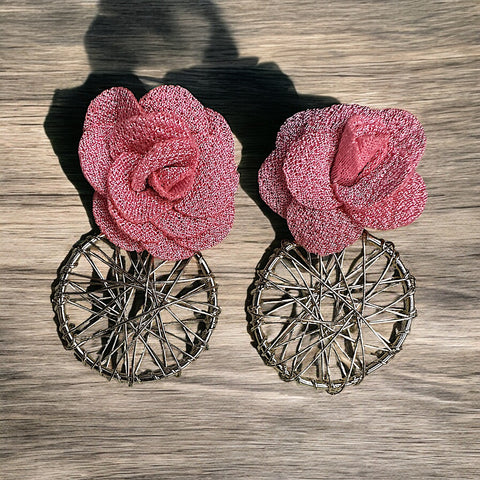 Bloom with these Rosewheel Earrings