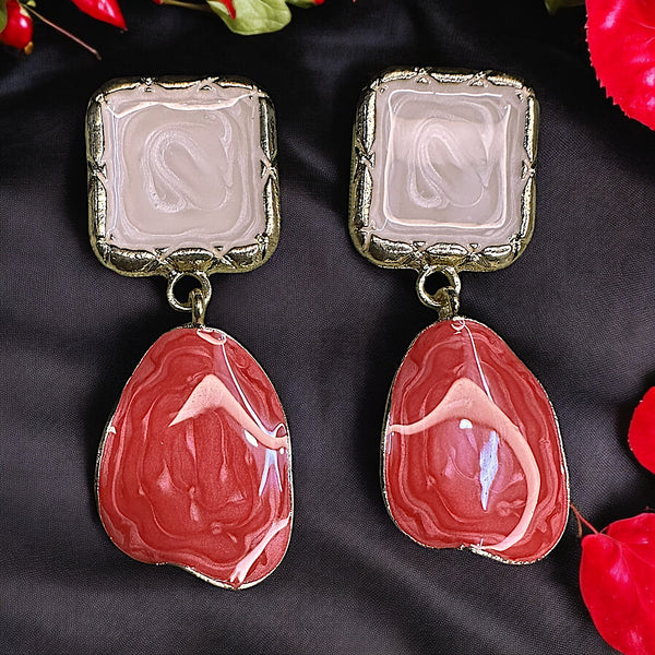 Asymmetric Square Dangle Earrings